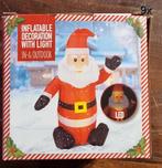 Inflatable kerstman met ledverlichting, 120cm hoog, Ophalen of Verzenden, Nieuw