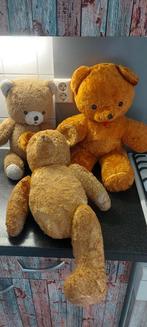 3 teddy beren jaren 60/70/80, Verzamelen, Ophalen of Verzenden, Gebruikt, Stoffen beer, Overige merken