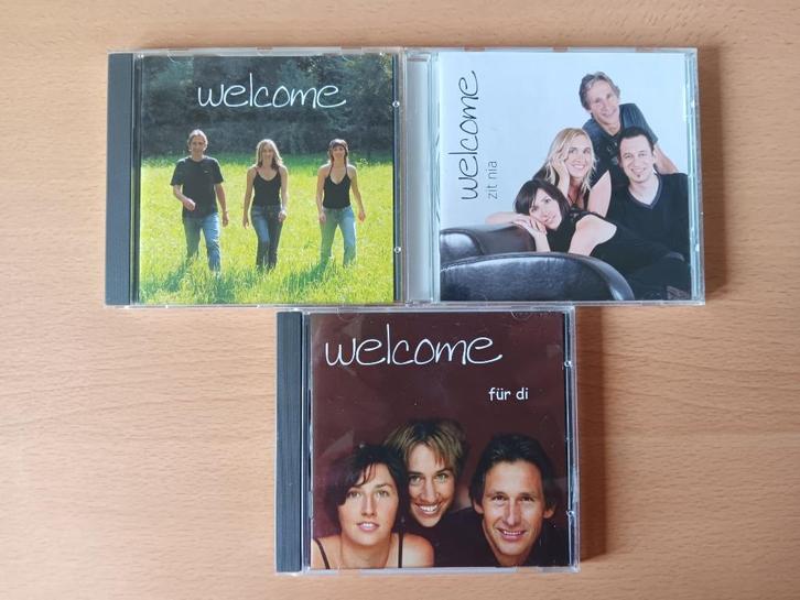 3 mooie originele cd's van de band Welcome, Cd's en Dvd's, Cd's | Pop, Gebruikt, 2000 tot heden, Ophalen of Verzenden