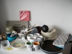 Kampeer Bestek Servies Diversen Vorken Messen Bekers enz, Caravans en Kamperen, Kampeeraccessoires, Ophalen, Zo goed als nieuw