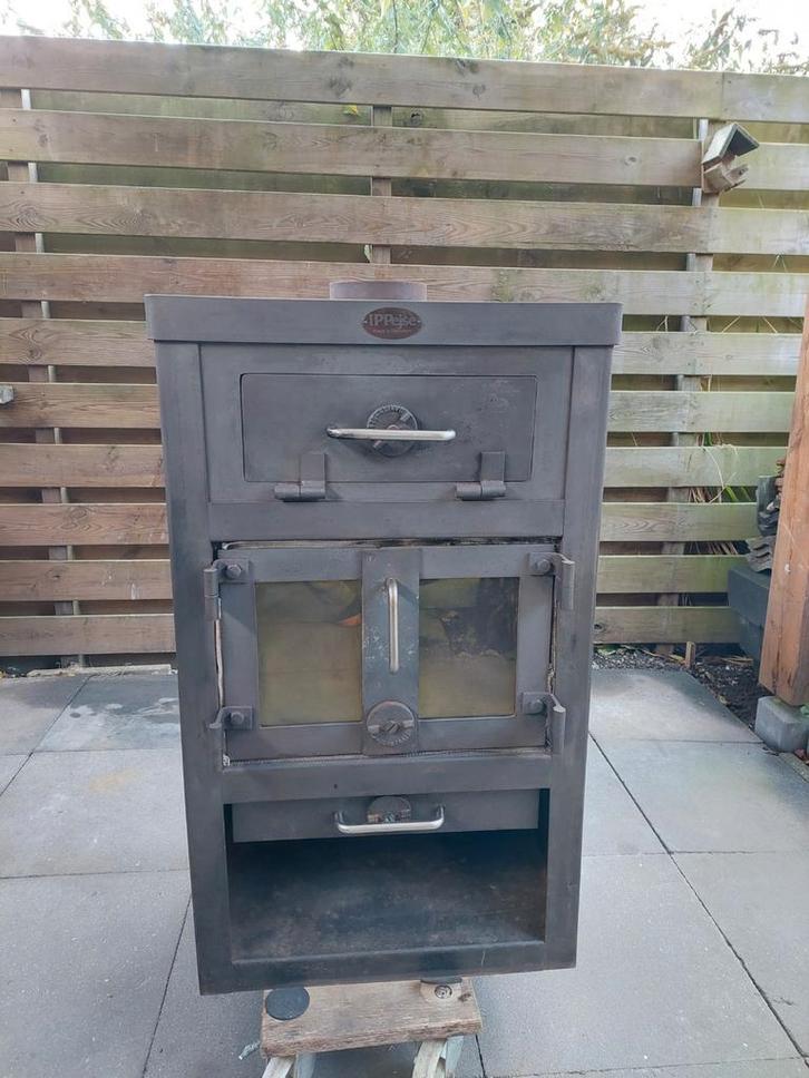 Deense IPPejse Houtkachel - Grote Stookruimte, Huis en Inrichting, Kachels, Gebruikt, Ophalen