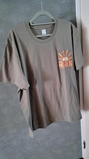Tshirt maar XL groen print beschikbaar voor biedingen