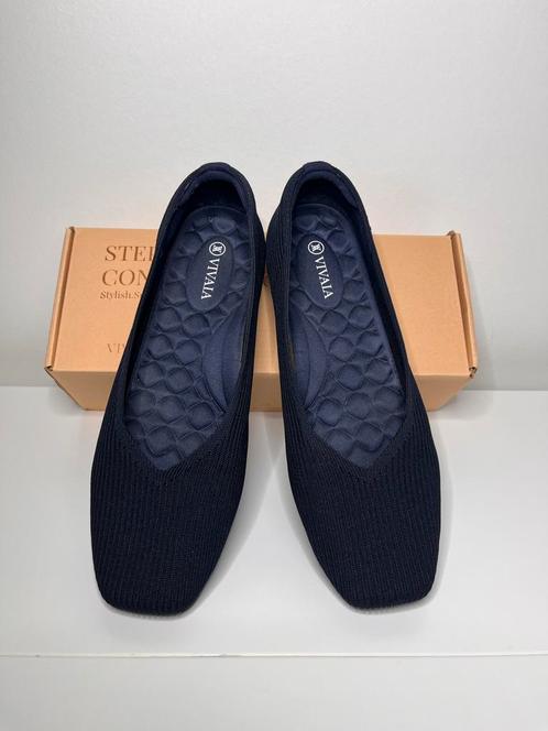 Vivaia Margot Ballerina's - Maat 40 - als nieuw, Kleding | Dames, Schoenen, Nieuw, Ballerina's, Blauw, Ophalen of Verzenden