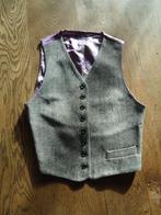 Grijs met paars wollen Lanaby’s gilletje 42, Kleding | Dames, Lannaby's, Maat 42/44 (L), Ophalen of Verzenden, Jasje