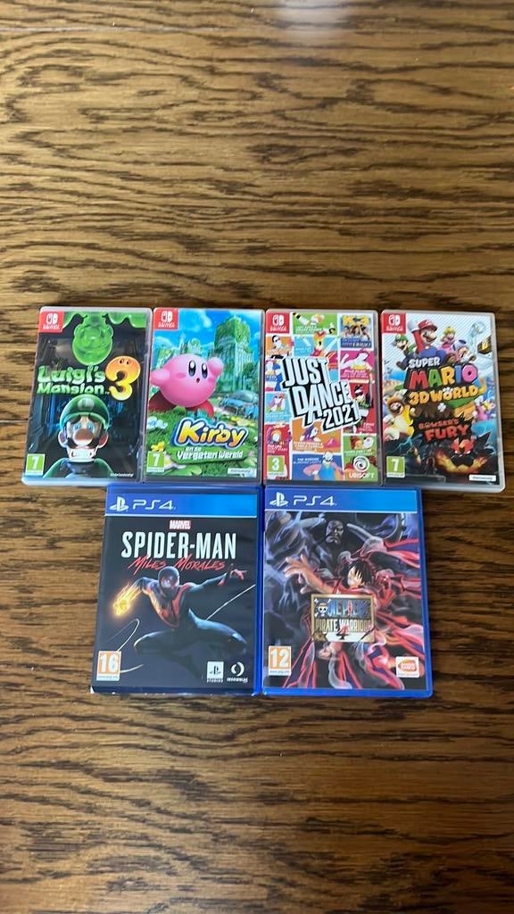 Verschillende Playstation 4 en Nintendo Switch spellen, Spelcomputers en Games, Games | Nintendo Switch, Zo goed als nieuw, Avontuur en Actie