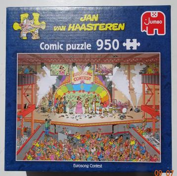 Jan van Haasteren: Eurosong Contest - puzzel Jumbo 950 st beschikbaar voor biedingen