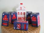 5 x Hollandse Huisjes & 1 x voorraad pot huis GROOT * KERST, Ophalen of Verzenden, Zo goed als nieuw