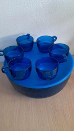 TUPPERWARE BLUE SALAD / PUNCH BOWL NIEUW, Huis en Inrichting, Keuken | Tupperware, Ophalen of Verzenden, Nieuw, Bak of Kom