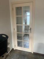 houten binnendeur met ramen, Ophalen, Gebruikt, 80 tot 100 cm, Binnendeur