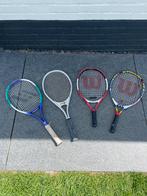 Tennisracket 4 verschillende., Sport en Fitness, Tennis, Racket, Gebruikt, Wilson, Ophalen of Verzenden