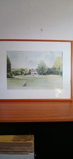 Litho van de Noord Nederlandse golf & country club, Antiek en Kunst, Kunst | Litho's en Zeefdrukken, Ophalen