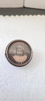 Vintage Mooi en lief zilver broche ❤️, Ophalen of Verzenden, Zilver, Broche