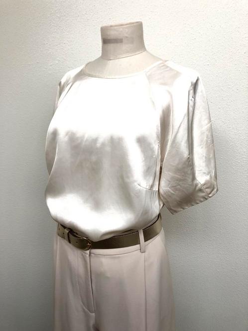 TOP mt40/L JC SOPHIE STIJLVOL MOOI zeer draagbaar, Kleding | Dames, Tops, Zo goed als nieuw, Maat 38/40 (M), Beige, Korte mouw