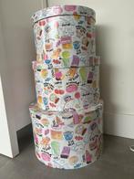 Drie (hoeden)dozen met deksel van Blond Amsterdam te koop, Huis en Inrichting, Keuken | Servies, Ophalen of Verzenden, Zo goed als nieuw