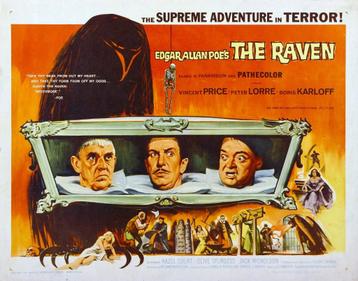 Vincent Price en Boris Karloff in 'The Raven'  beschikbaar voor biedingen