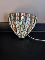 Tiffany Wandlamp, Huis en Inrichting, Lampen | Wandlampen, Ophalen of Verzenden, Gebruikt, Glas, Tiffany