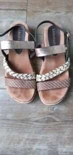 Nieuwe leren Lazamani sandalen, Kleding | Dames, Schoenen, Ophalen of Verzenden, Nieuw, Bruin, Sandalen of Muiltjes
