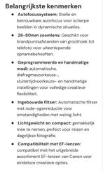 Canon EOS 500N + 28-80mm lens + Tas, Audio, Tv en Foto, Fotocamera's Analoog, Ophalen of Verzenden, Gebruikt, Spiegelreflex, Canon