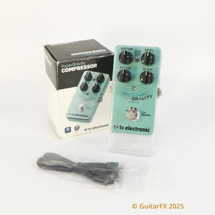 TC Electronic HyperGravity Compressor (incl. Box and USB Cab, Muziek en Instrumenten, Effecten, Zo goed als nieuw, Compressor