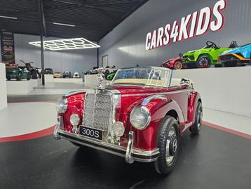 Kinderauto Mercedes 300s - soft start - leren zit - met RC beschikbaar voor biedingen