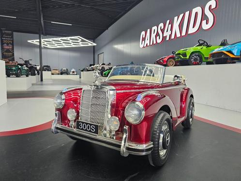 Kinderauto Mercedes 300s - soft start - leren zit - met RC, Kinderen en Baby's, Speelgoed | Speelgoedvoertuigen, Nieuw, Afstandsbediening