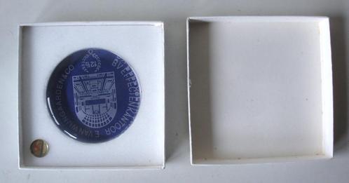 Presse papier Leerdam in originele doos: 12½ jaar B.V Effect, Antiek en Kunst, Antiek | Glas en Kristal, Ophalen of Verzenden