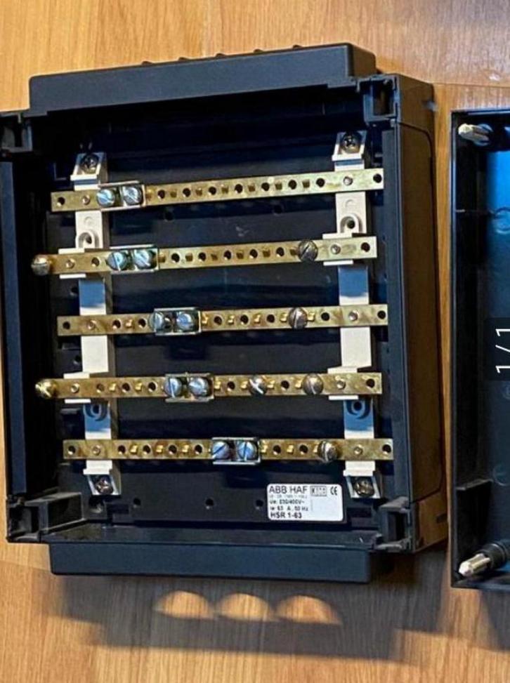 3 fase verdeelkast meterkast groepenkast stroomkast, Hobby en Vrije tijd, Elektronica-componenten, Zo goed als nieuw, Ophalen of Verzenden