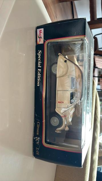 Maisto schaalmodel 1:18 citroen 2cv 1952 special edition beschikbaar voor biedingen