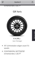 NIEUWE 18” Toyota Yaris GR velgen + Michelin PS4 S banden, Auto-onderdelen, 18 inch, Banden en Velgen, Nieuw, Ophalen of Verzenden