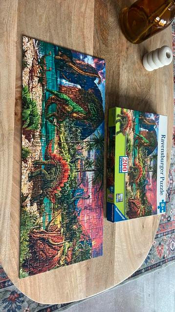 Leuke Panorama dinosaurus puzzle 8 jaar 200 stukjes beschikbaar voor biedingen