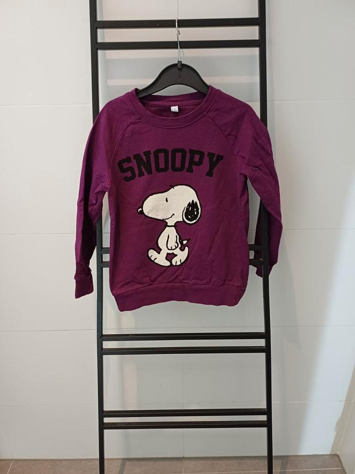 Snoopy sweater, maat 110/116, Kinderen en Baby's, Kinderkleding | Maat 110, Gebruikt, Meisje, Trui of Vest, Ophalen of Verzenden