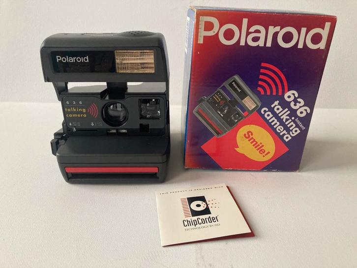Polaroid 636 Talking Camera voor 600 film werkt perfect, Audio, Tv en Foto, Fotocamera's Analoog, Zo goed als nieuw, Polaroid