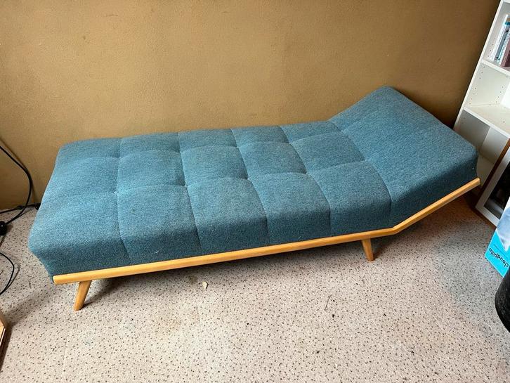 Vintage Daybed uit de jaren 50, Huis en Inrichting, Banken | Sofa's en Chaises Longues, Gebruikt, Eenpersoons, 150 tot 200 cm