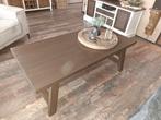 Zware sobere robuuste salontafel, Ophalen, 100 tot 150 cm, Teakhout, 50 tot 100 cm
