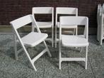 Klapstoelen Flair Plaisir, Ophalen, Wit, Kunststof, Vier