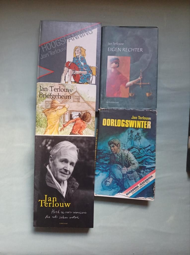 5 Boeken Jan Terlouw en 2 van Jan en Sanne Terlouw, Ophalen of Verzenden