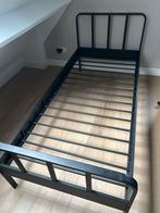 Zwart Metalen 1-Persoons Bed 90x200, Ophalen, 90 cm, Eenpersoons, Zwart