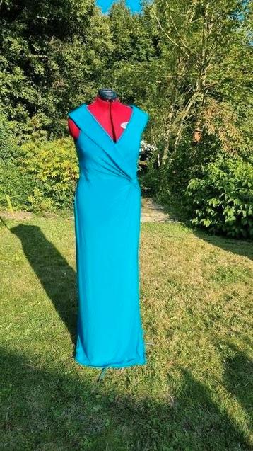 galajurk, avondjurk Ralph Lauren -turquoise  NIEUW beschikbaar voor biedingen