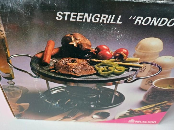 steengrill, Witgoed en Apparatuur, Grillplaten, Nieuw, Steengrill, Ophalen