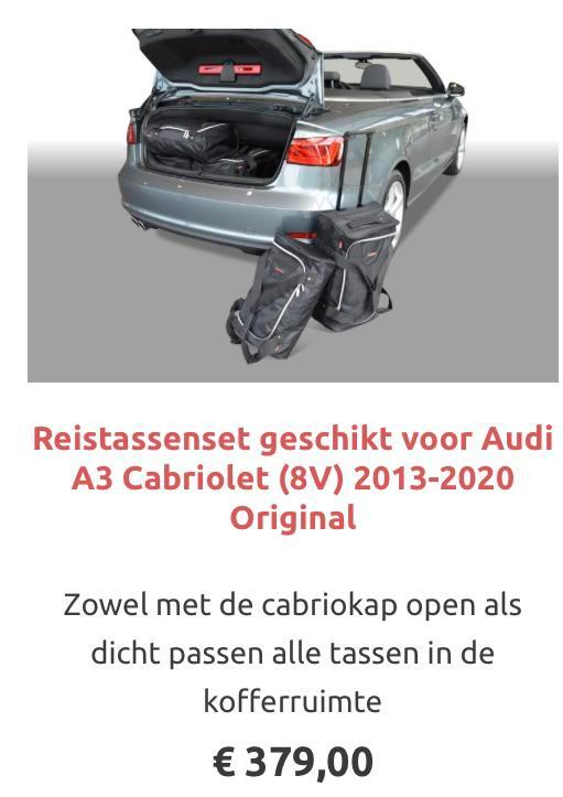 Reistassenset Audi A3 cabriolet, Diensten en Vakmensen, Auto en Motor | Monteurs en Garages