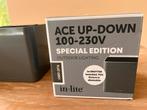 In-lite Ace Up-Down Wandlamp Grijs Nieuw, Tuin en Terras, Buitenverlichting, Minder dan 50 watt, Wandlamp, Ophalen of Verzenden