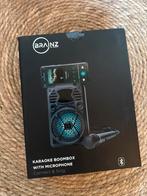 Karaoke Boombox met Microfoon - Brainz, Ophalen of Verzenden, Nieuw, Complete set