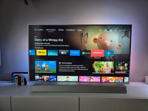 Philips 50PUS7304 The One 4K Ultra HD, Audio, Tv en Foto, Televisies, Zo goed als nieuw, LED, 100 cm of meer, 4k (UHD), Philips