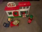 Fisher price little people pizzeria, Kinderen en Baby's, Speelgoed | Fisher-Price, Ophalen of Verzenden, Zo goed als nieuw, Speelset