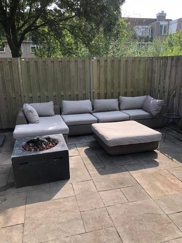 Royal Garden Wicker Loungeset – Modulair, met kussens – T beschikbaar voor biedingen