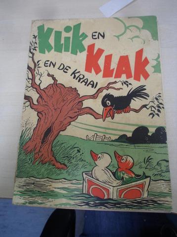 2 hele oude kinderboekjes Klik en Klak  en 't Kleine hoekje  beschikbaar voor biedingen