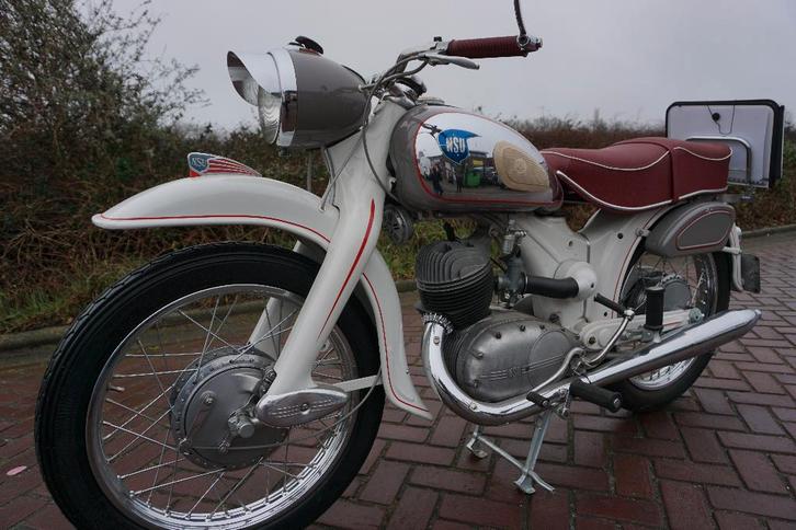 Topstaat/Concoursstaat !!! NSU 200 cc Superluxe bj 1955, Motoren, Motoren | Oldtimers, Overig, 1 cilinder, Ophalen