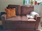 Als nieuwe kleine suede bruine bank, Ophalen, 150 tot 200 cm, Tweepersoons, 75 tot 100 cm