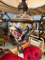 Hanglamp Antiek - bloemetjes, Antiek en Kunst, Ophalen