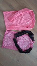 2 Thermo Shirts - Maat 158-164 - Roze, Ophalen of Verzenden, Zo goed als nieuw, Skiën, Kleding